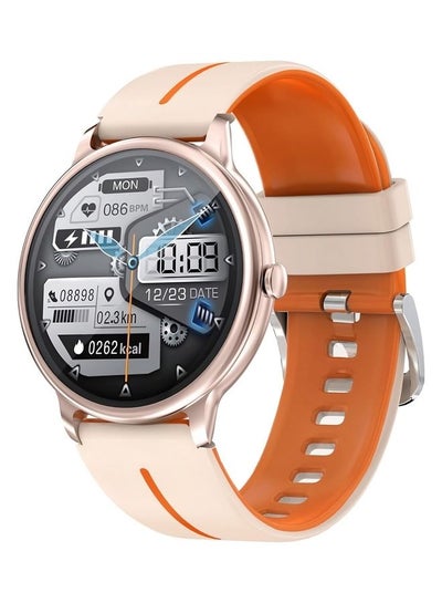 اشتري GOT Smart Watch For Women With AMOLED Always On Display Bluetooth Calling Waterproof Fitness Watches For Android iOS Gold في الامارات