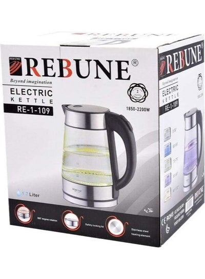 اشتري Electric Kettle 2200W 1.7 L 2.2 kW 109 Multi في الامارات