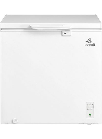 Buy 200 Liters Single Door Chest Freezer 150.0 W EVCFM-200W White in UAE
