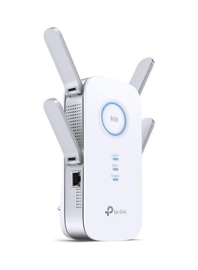 Buy RE650 AC2600 Universal Dual Band Range Extender, Broadband/Wi-Fi Extender, Wi-Fi Booster/Hotspot with 1 Gigabit Port and 4 External Antennas, Built-in Access Point Mode New White in UAE