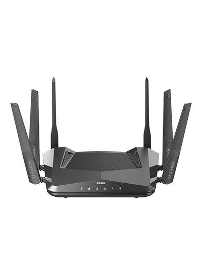 Buy DIR-X5460 WiFi 6 Router AX5400 MU-MIMO Voice Control Compatible with Alexa & Google Assistant, Dual Band Gigabit Gaming Internet Network Black in UAE