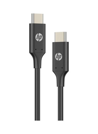 اشتري USB Type C To C Cable PD Fast Charging Cable Compatible For MacBook Pro, Ipad Pro Black في الامارات