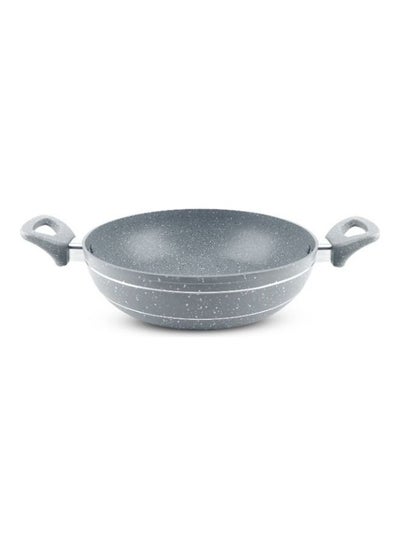 Buy Smart Granite Series Forged Aluminum Wok Pan With Granite Coating Grey 26.0cm in Saudi Arabia