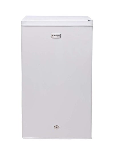 Buy Single Door Refrigerators Defrost Recessed Handle R600A Inside Condenser 90.0 L BR146 White in UAE
