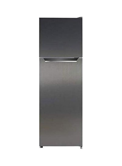 Buy Double Door Refrigetrators Inox No Frost Recessed Handle R600A Inside Condenser 250.0 L BR300SS Silver in UAE