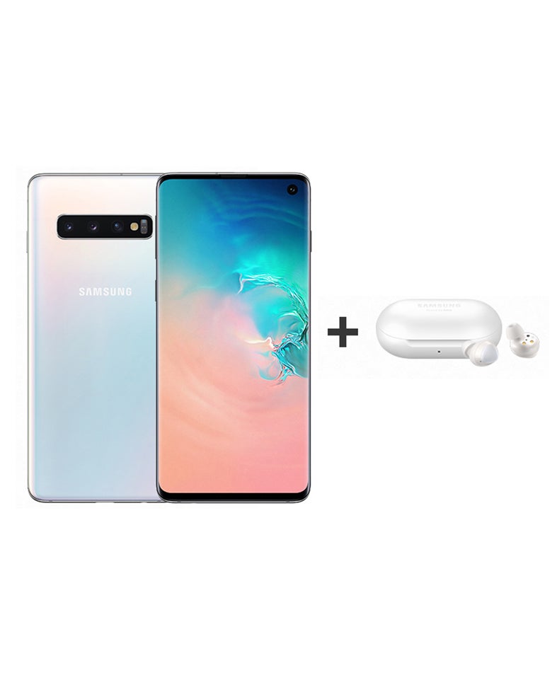 Samsung Galaxy S10 Dualsim Prism White 128gb 4g Lte Samsung Galaxy Buds Gobazzar Uae