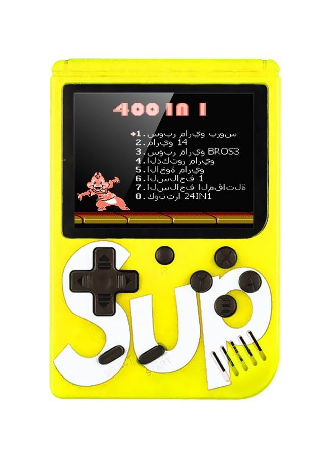 Sup 400 In 1 Portable Retro Handheld Console Yellow .