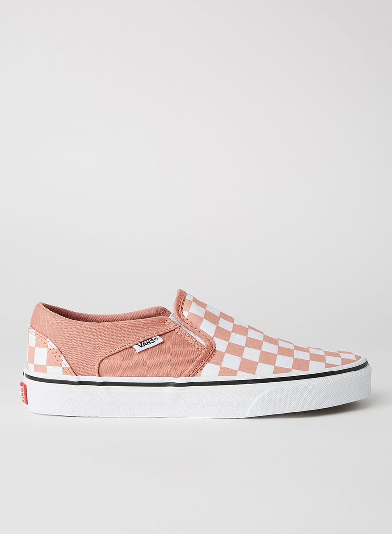 vans checkerboard rose dawn