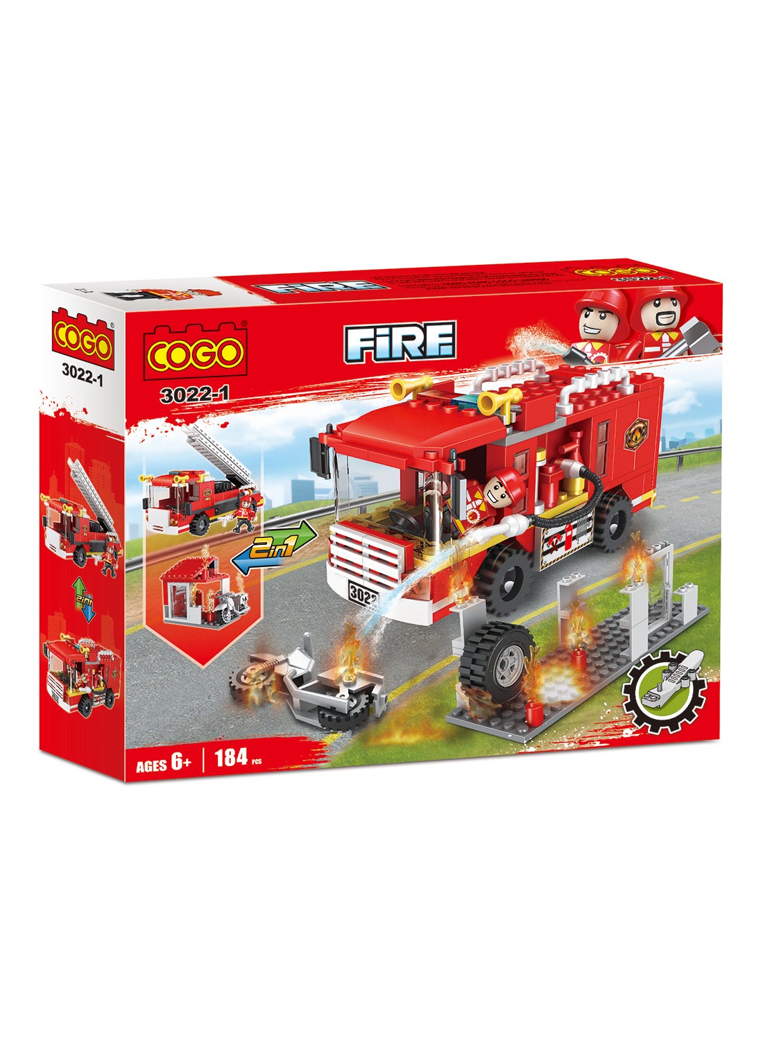 Cogo cheap blocks firefighter