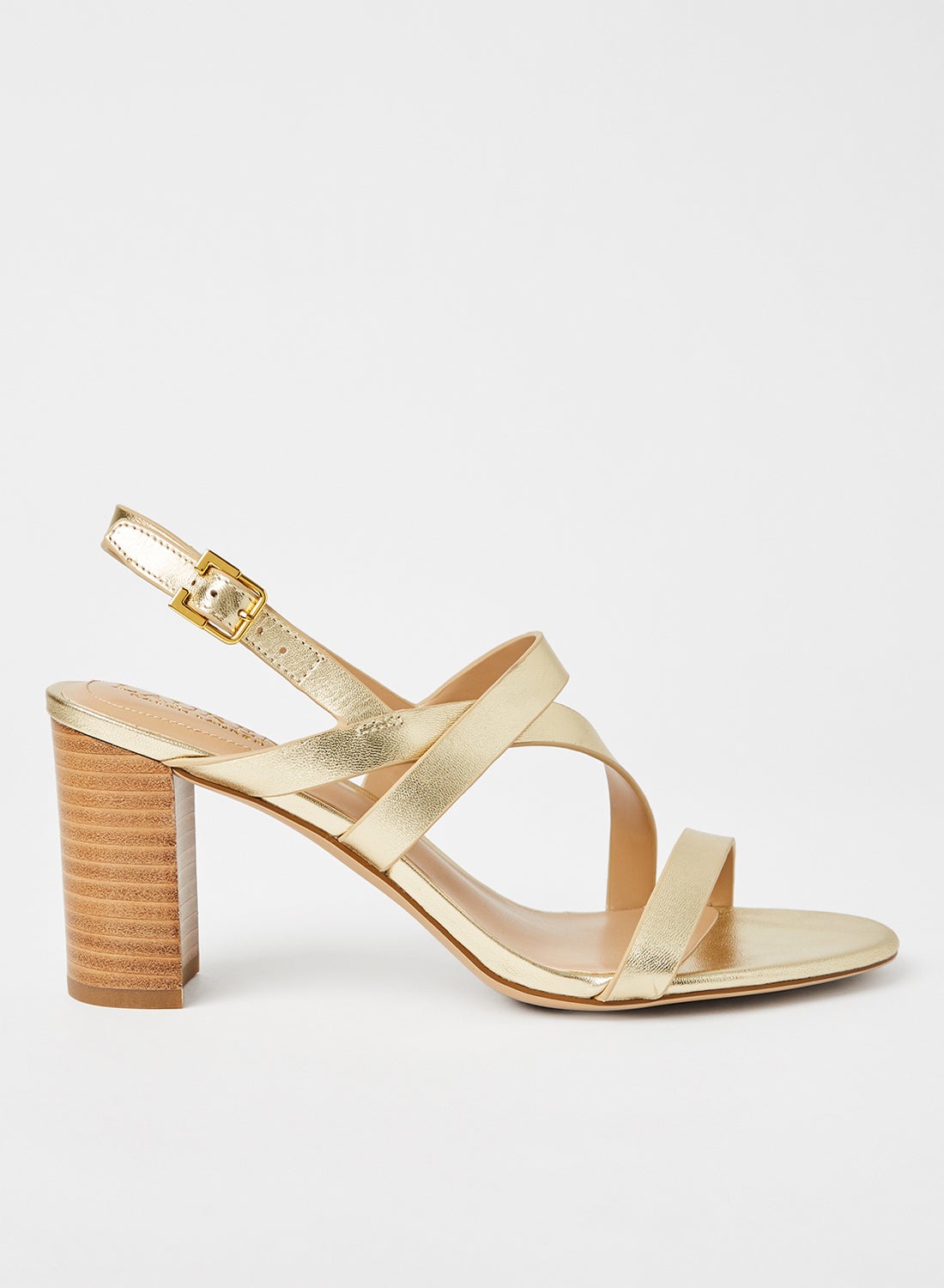 Ralph lauren gold on sale heels