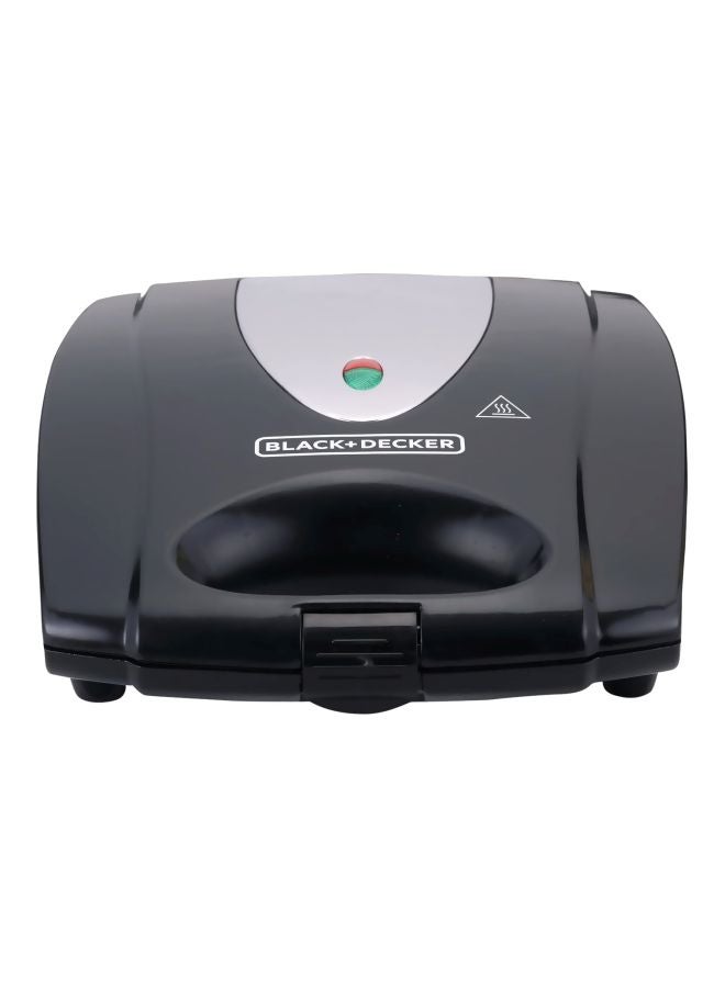 Black+Decker Multiplate Sandwich, Grill and Waffle Maker (Grey)3 in 1