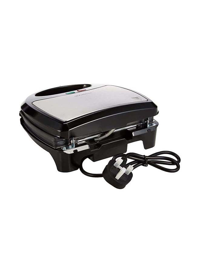 Kenwood 3 in 1 Sandwich Maker, 750 Watt, Black Silver - OWSMM01.A0BK, Best  price in Egypt