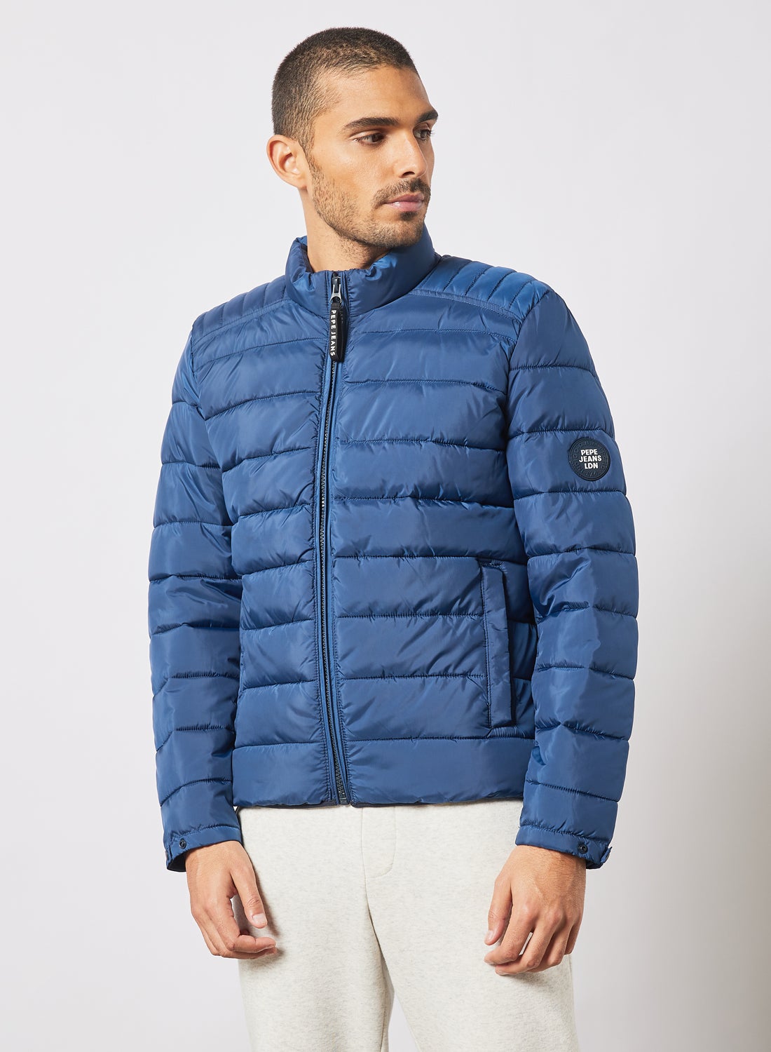 Pepe Jeans LONDON Heinrich Puffer Jacket Blue price in Saudi