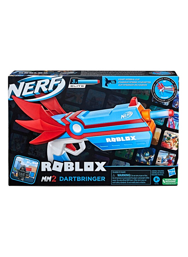 Nerf Roblox MM2: Dartbringer Dart Blaster, Includes Code to Unlock  Exclusive Virtual Item, Internal 3-Dart Clip, 3 Nerf Elite Darts price in  Egypt