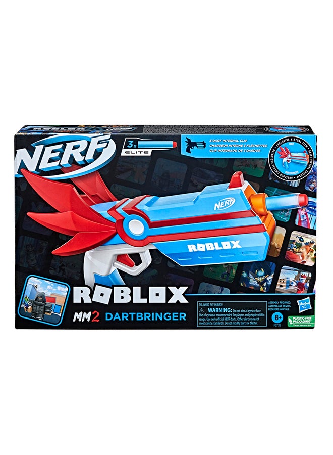 Nerf Roblox MM2 Shark Seeker Blaster w/ Virtual Code For In Game Item