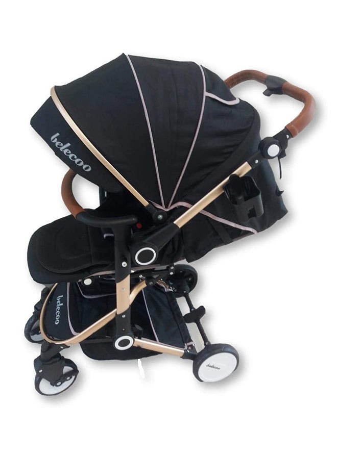 belecoo Two Way Facing Baby Stroller Canopy With Breathable Fabric Ultralight Stretchy and Durable Black price in Saudi Arabia Compare Prices