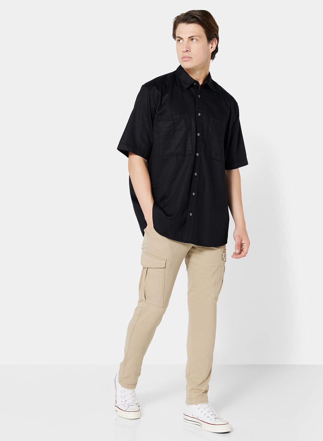 Buy Relaxed Fit Poplin shirt online in KSA