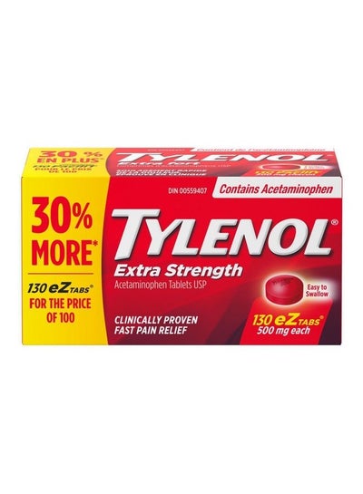 Tylenol Extra Strength Pain Relief Acetaminophen 130count