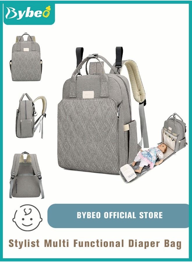 Shop Bybeo Fashionable Baby Diaper Backpack with Changing Station  Waterproof Large Capacity Multifunction Maternity Mummy Bag online in  Dubai, Abu Dhabi and all UAE