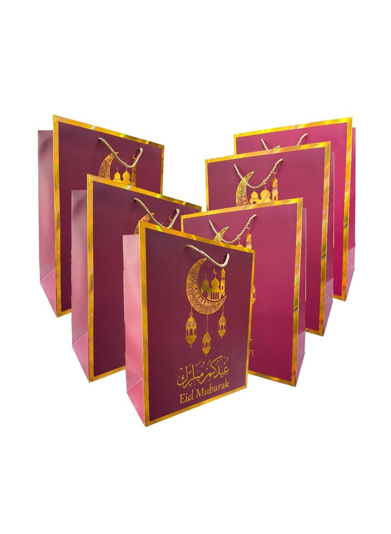 Shop Highland 6 Piece Eid Mubarak Gift Bags For Eid Party Decorations  Online In Dubai, Abu Dhabi And All Uae