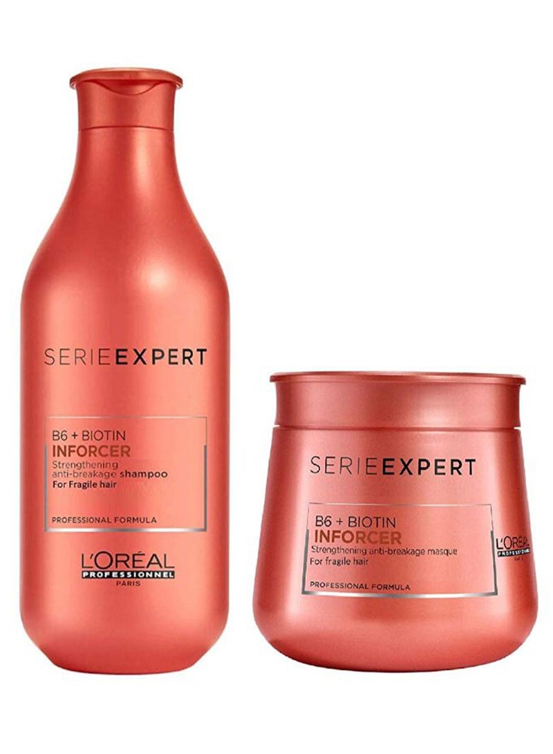 Shop Lu0027OREAL PARIS Serie Expert B6 Plus Biotin Inforcer Shampoo With Masque online in Riyadh, Jeddah and all KSA