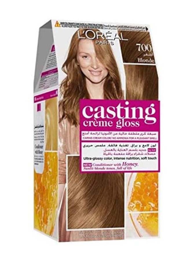 Shop L'OREAL PARIS Casting Creme Gloss No Ammonia Hair Color 700 blonde  180ml online in Dubai, Abu Dhabi and all UAE