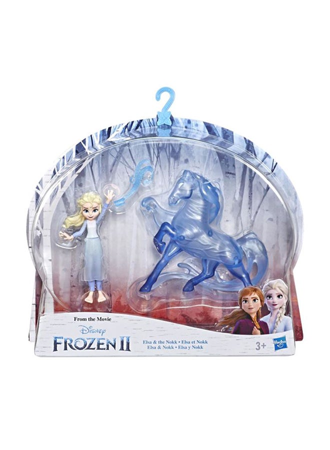 frozen horse and doll