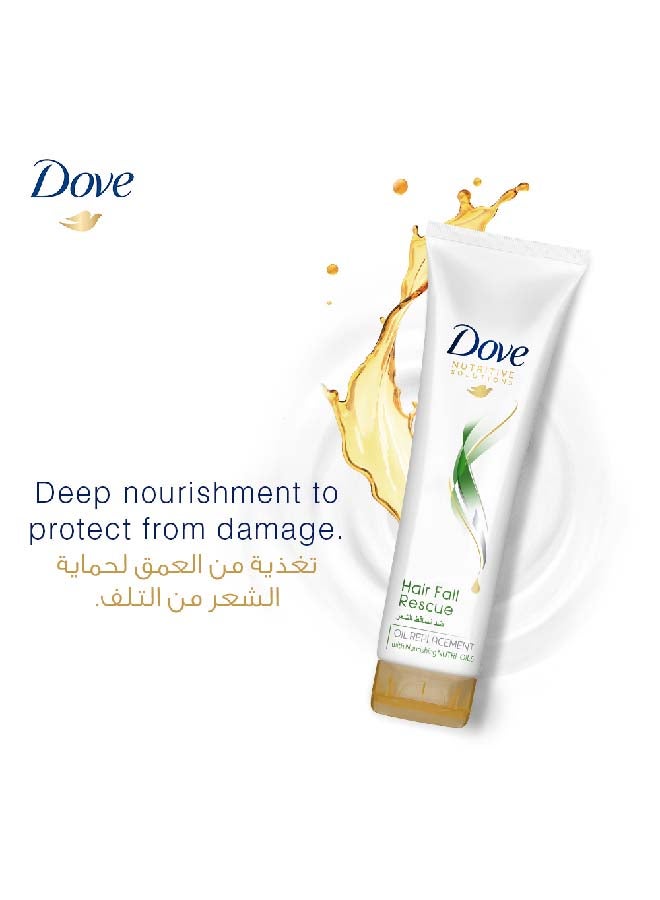 Shop Dove Nutritive Solutions Hair Fall Rescue Oil Replacement 300ml online  in Dubai, Abu Dhabi and all UAE