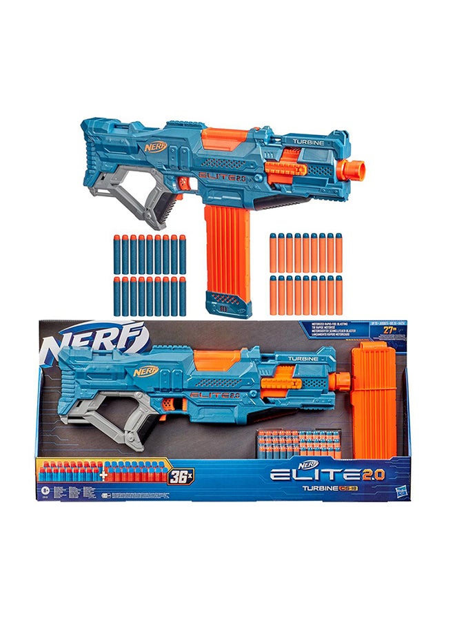 nerf elite 2.0 turbine cs 18 motorised toy blaster