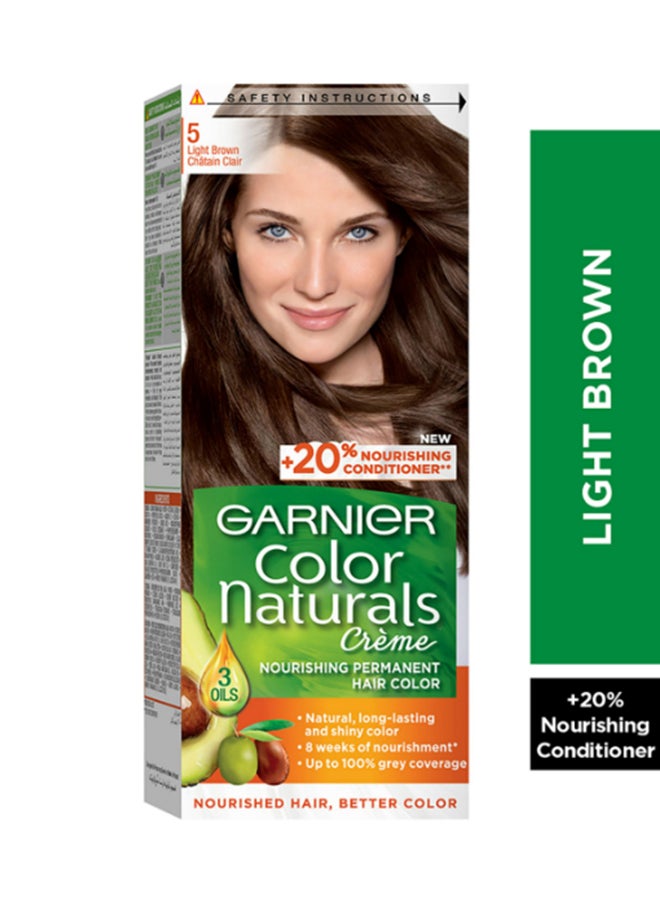 Shop GARNIER Color Naturals 5 light brown Haircolor online in Dubai, Abu  Dhabi and all UAE