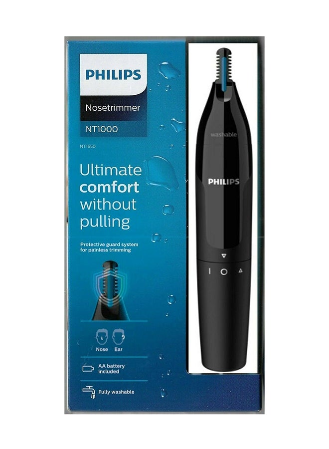 Shop PHILIPS Nose & Ear Trimmer NT1650/16, 2 Years Warranty Black  *19*11cm online in Dubai, Abu Dhabi and all UAE